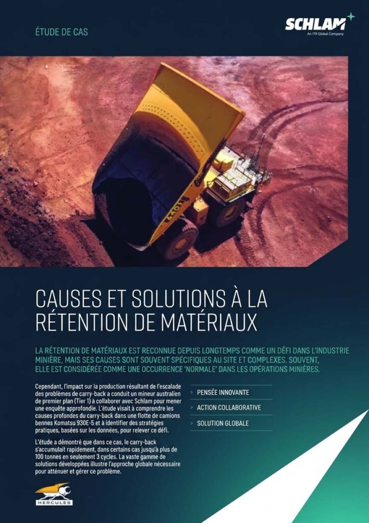 Étude de cas rétention de matériaux