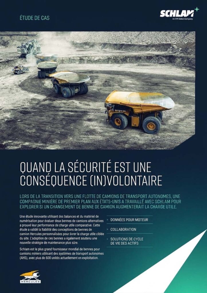Étude sur la charge utile de Schlam Americas